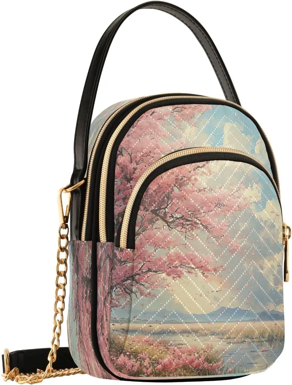 Joisal Cute Unicorn in Space Galaxy Travel Purses Anti Theft Crossbody, Women Handbag Trendy Sling Bag for Women