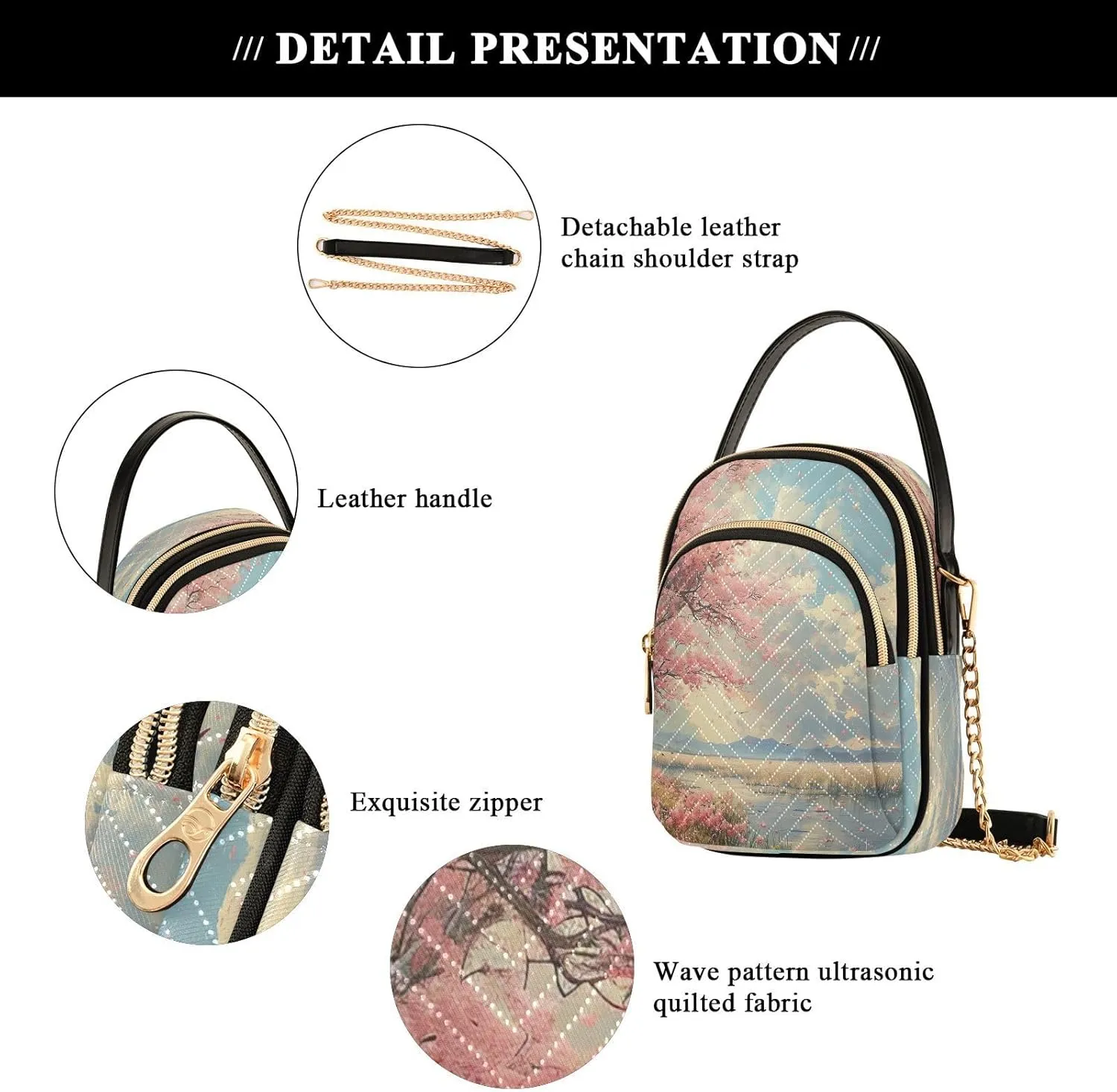 Joisal Cute Unicorn in Space Galaxy Travel Purses Anti Theft Crossbody, Women Handbag Trendy Sling Bag for Women