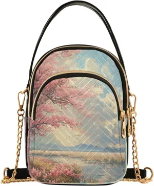Joisal Cute Unicorn in Space Galaxy Travel Purses Anti Theft Crossbody, Women Handbag Trendy Sling Bag for Women