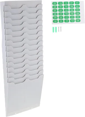 jojofuny Attendance Cards Shelf Factory Cards Holder Telescopic Stand Rack Stand Office Decor