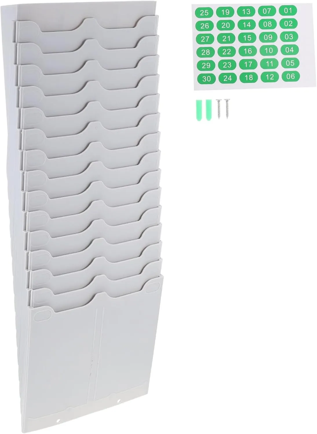 jojofuny Attendance Cards Shelf Factory Cards Holder Telescopic Stand Rack Stand Office Decor