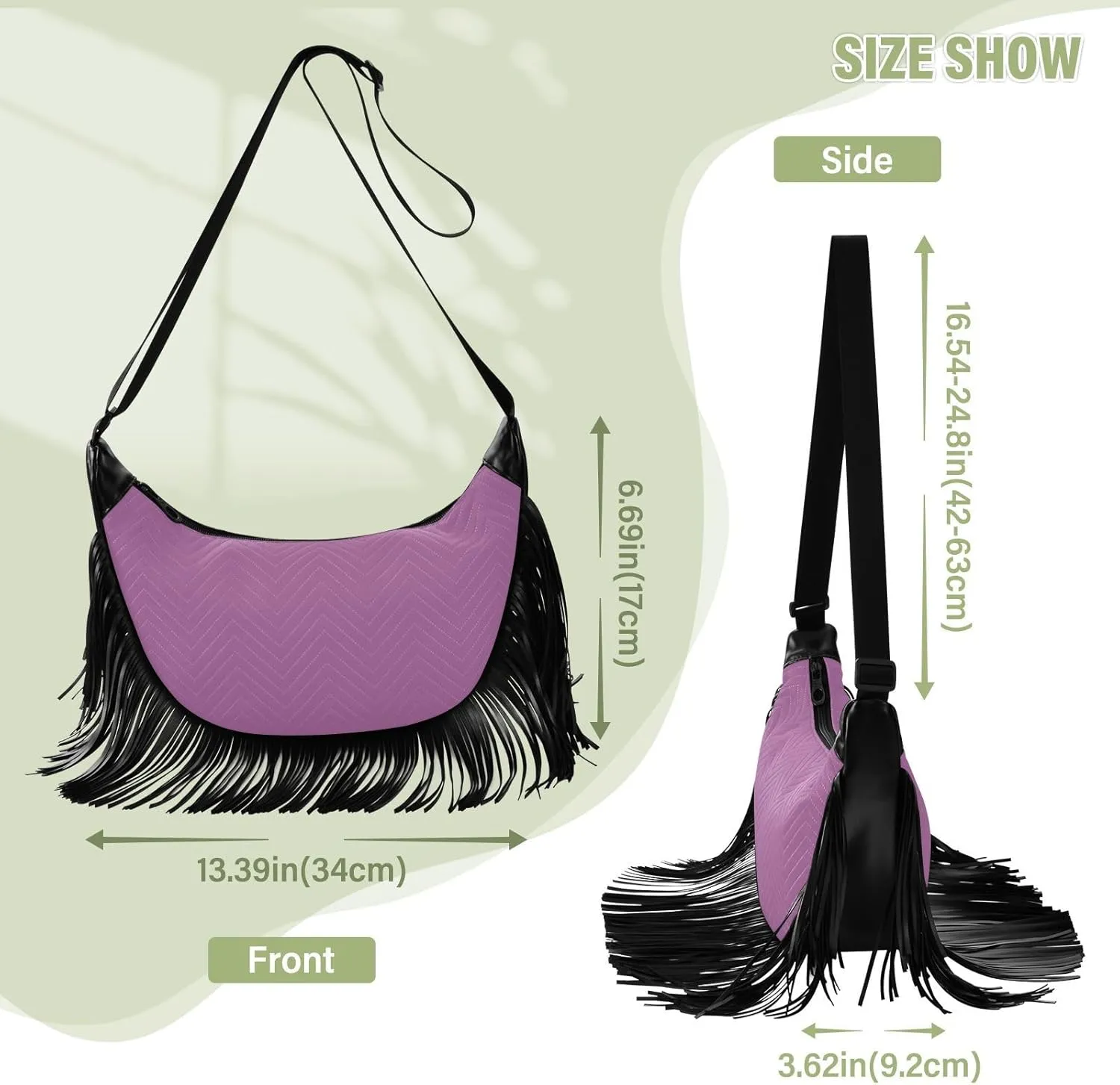 Joko Ivery Crossbody Handbags for Women Ample Capacity Shoulder Bag with Adjustable Strap Durable Travel Purse