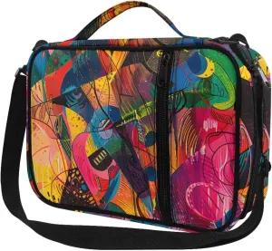 JooMeryer 3D Printed Bible Covers for Girls Bible Holder Case Tote Bag Crossbody Handbag Bible Church Bag,Art Abstract Painting