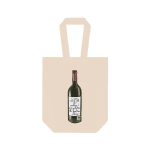 Julia Child Double Wine Tote Bag