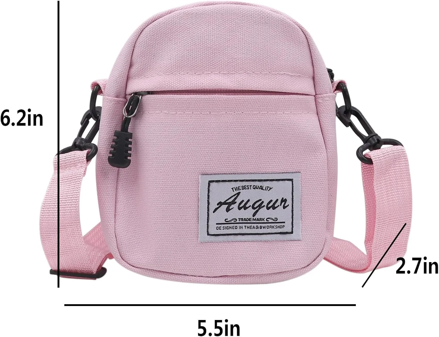 JUMISEE Fashion Canvas Crossbody Purse Small Cell Phone Bag Messenger Bag Handbag for Men Women Kids
