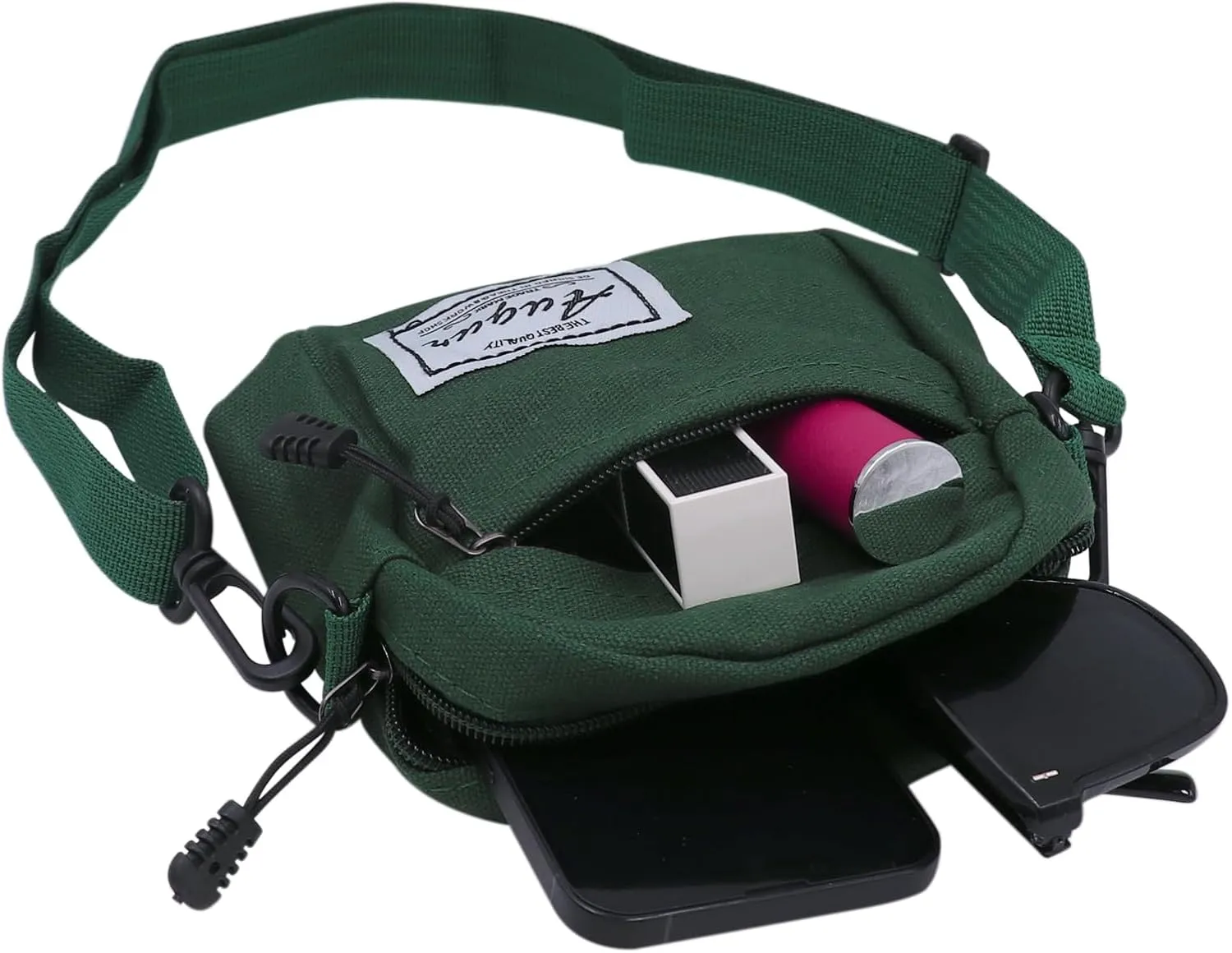 JUMISEE Fashion Canvas Crossbody Purse Small Cell Phone Bag Messenger Bag Handbag for Men Women Kids