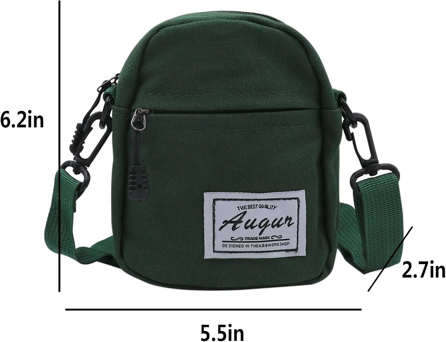 JUMISEE Fashion Canvas Crossbody Purse Small Cell Phone Bag Messenger Bag Handbag for Men Women Kids