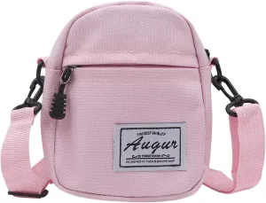 JUMISEE Fashion Canvas Crossbody Purse Small Cell Phone Bag Messenger Bag Handbag for Men Women Kids