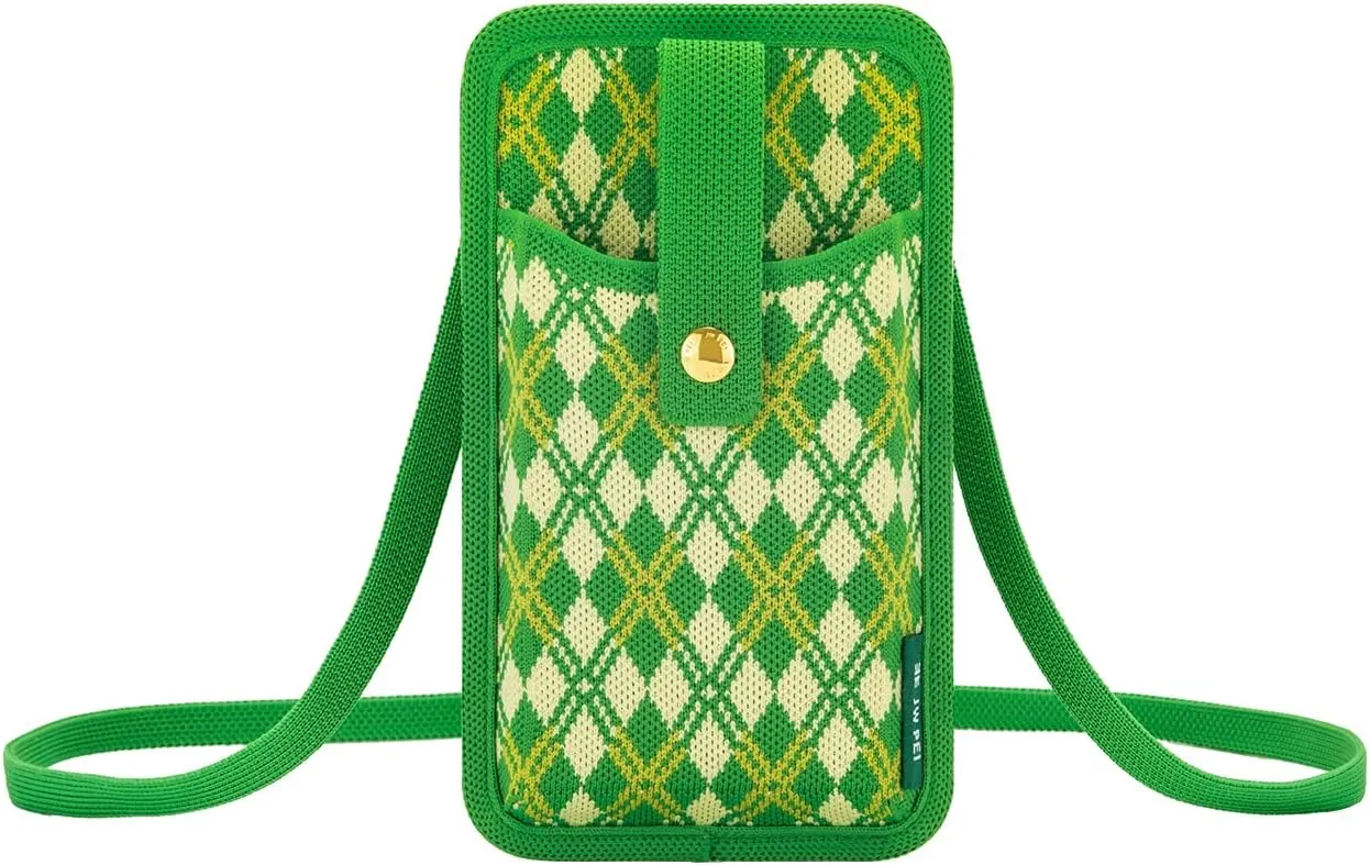 JW PEI Aylin Canvas & Quinn Vegan Leather Cell Phone Crossbody Bag