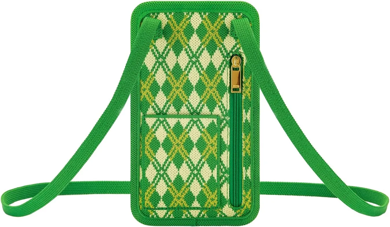 JW PEI Aylin Canvas & Quinn Vegan Leather Cell Phone Crossbody Bag