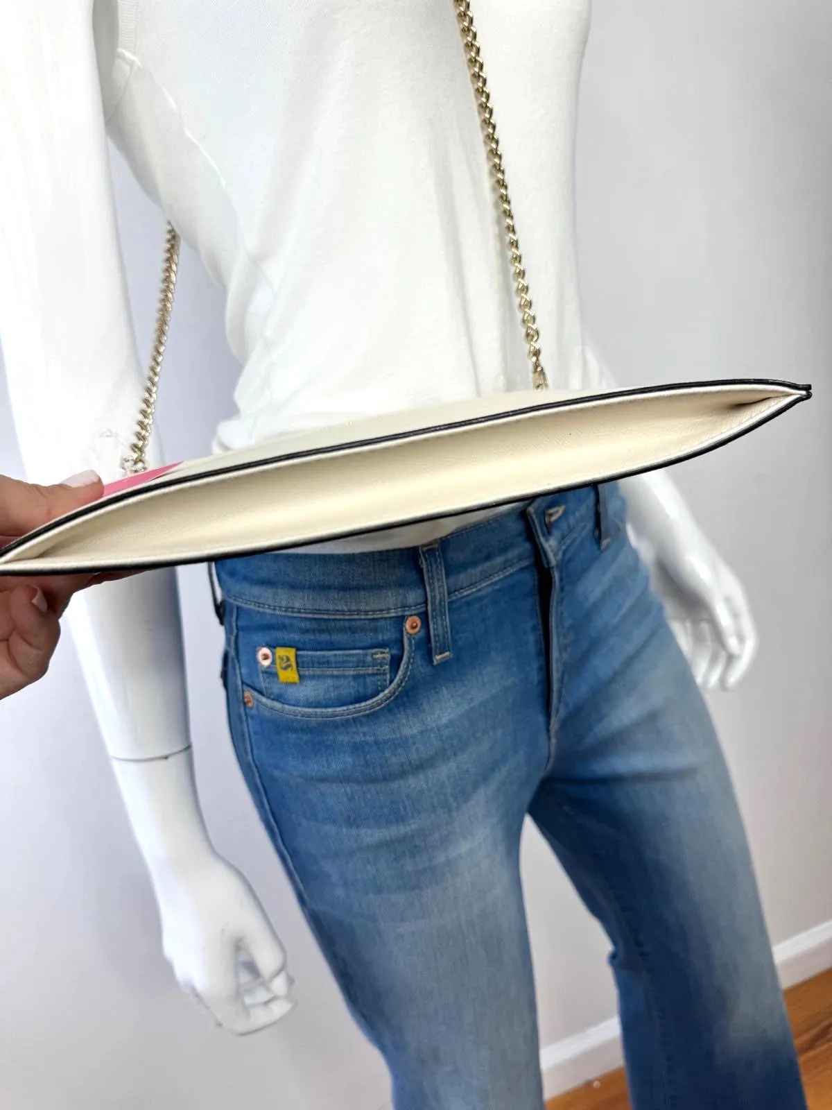 KATE SPADE NY LEATHER WALLET ON CHAIN