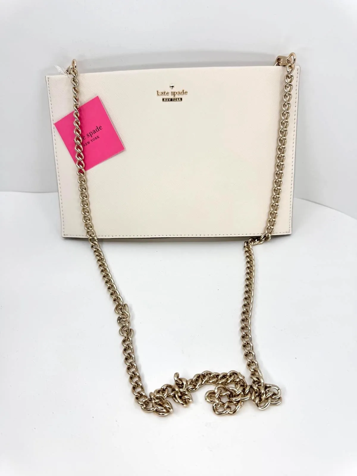 KATE SPADE NY LEATHER WALLET ON CHAIN