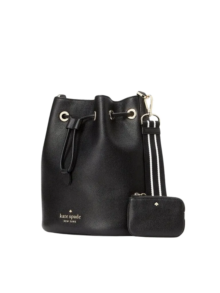KATE SPADE ROSIE GRAINED LEATHER LARGE BUCKET BAG