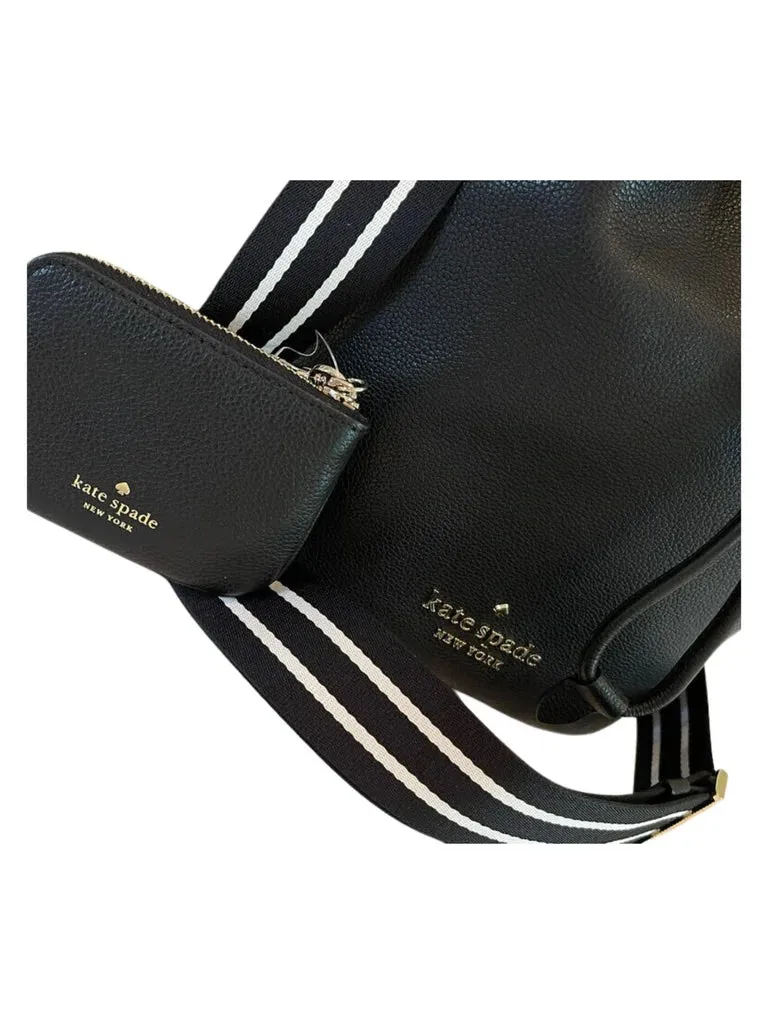 KATE SPADE ROSIE GRAINED LEATHER LARGE BUCKET BAG