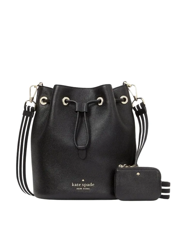 KATE SPADE ROSIE GRAINED LEATHER LARGE BUCKET BAG
