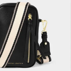 Katie Soft HALLIE High-efficiency Portrait - Bag: - Black Vegan Crossbody Loxton Student discount Small Leather