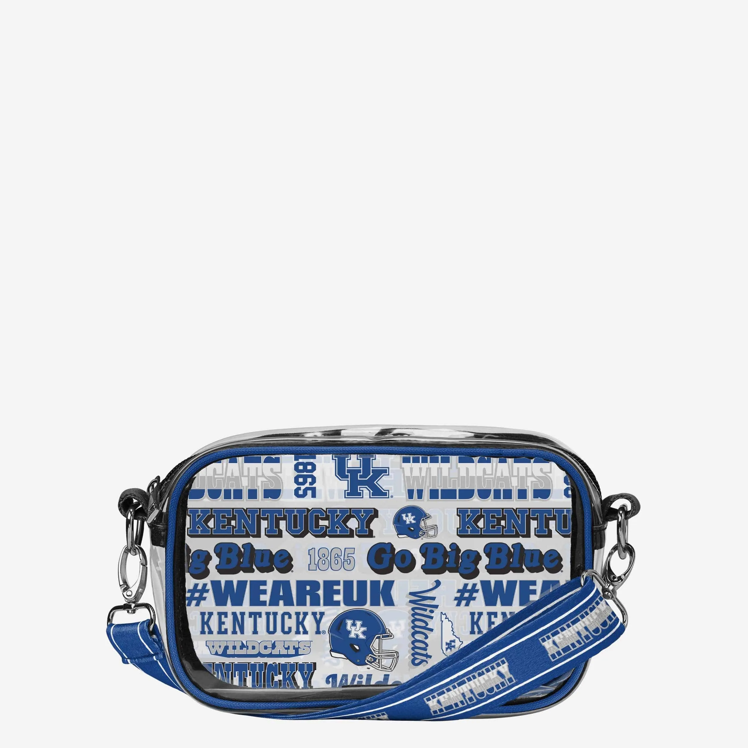 Kentucky Wildcats Repeat Retro Print Clear Crossbody Bag