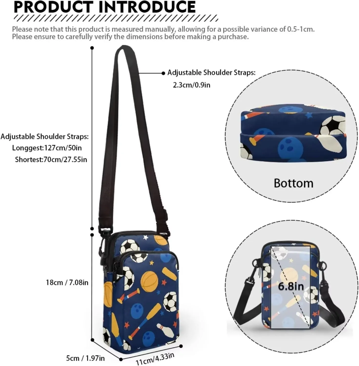 Kids Casual Travel Sport Crossbody Bags Women Teen Girls Messenger Bag Handbags