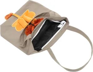 Kisangel Cute Lion Canvas Cat Sling Carrier Bag Portable Crossbody Tote for Pets Breathable and Safe Material for Outdoor Travel with Dogs and Cats