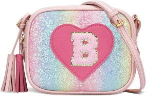KKXIU 2 3 4 5 6 7 8 9 10 Year Old Girl Gift Kids Purse Toddler Wallet Crossbody Bag with Tassel