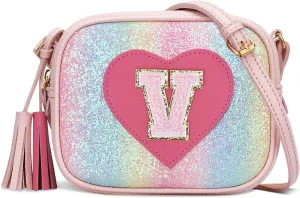 KKXIU 2 3 4 5 6 7 8 9 10 Year Old Girl Gift Kids Purse Toddler Wallet Crossbody Bag with Tassel