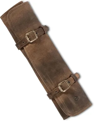 Knife Roll Bag Genuine Leather – Chef`s knife bag 7 slots – Leather Knife Case Sam
