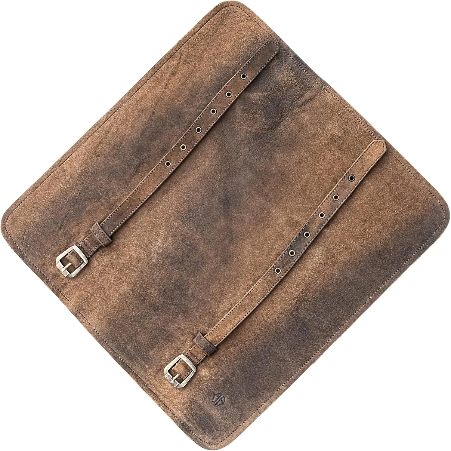 Knife Roll Bag Genuine Leather – Chef`s knife bag 7 slots – Leather Knife Case Sam