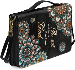 Kuiaobaty Bible Cover PU Leather Bible Carring Bag Crossbody Bible Protective Holder