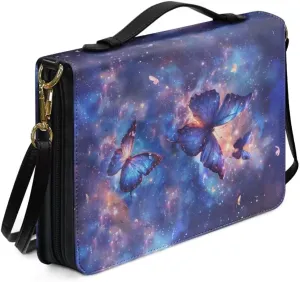 Kuiaobaty Bible Cover PU Leather Bible Carring Bag Crossbody Bible Protective Holder