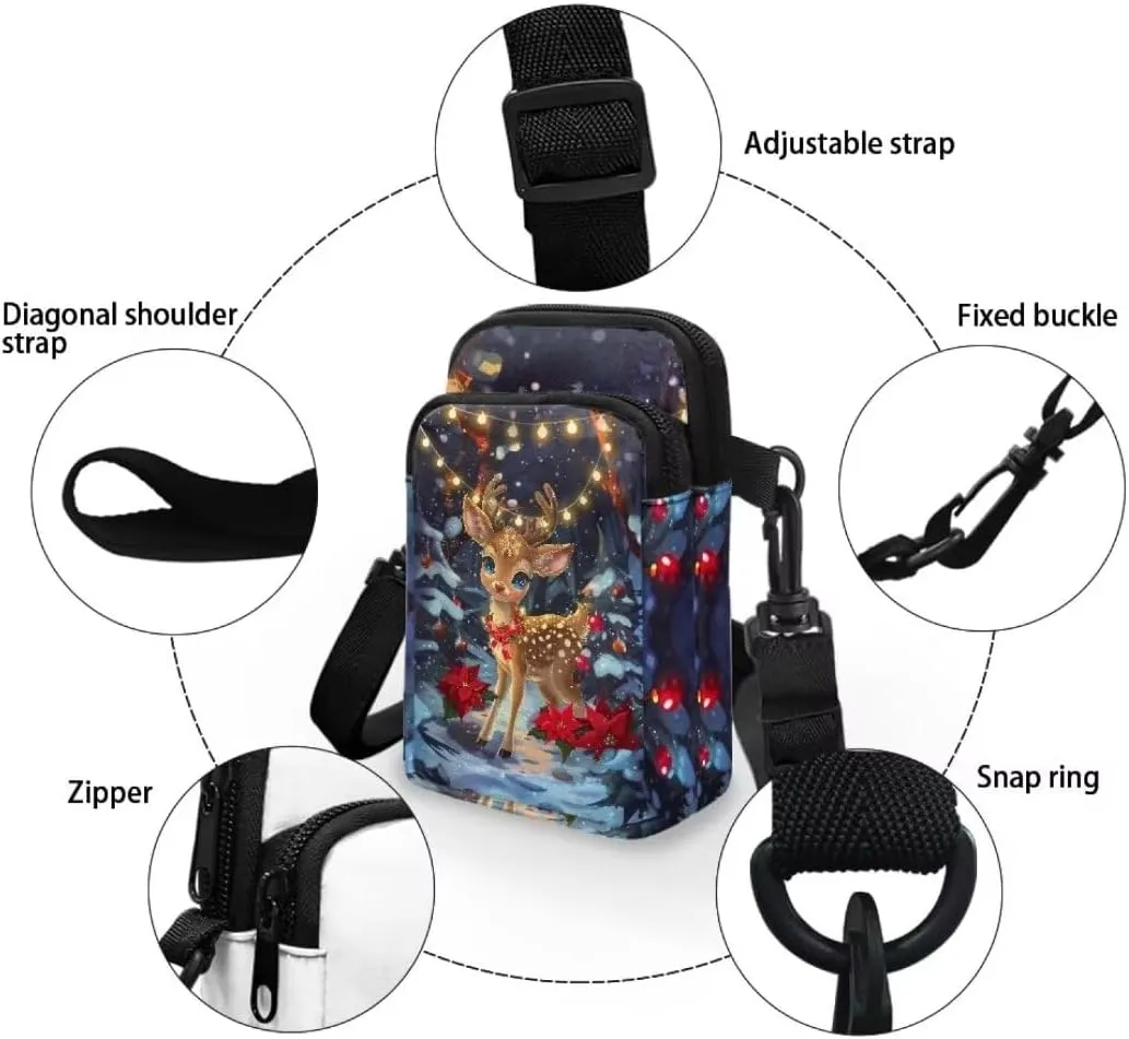 Kuiaobaty Crossbody Bags for Women Sling Bag Stylish Messenger Bag Soft Phone Purse