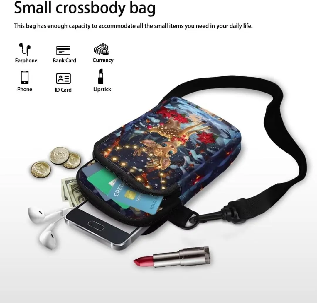 Kuiaobaty Crossbody Bags for Women Sling Bag Stylish Messenger Bag Soft Phone Purse