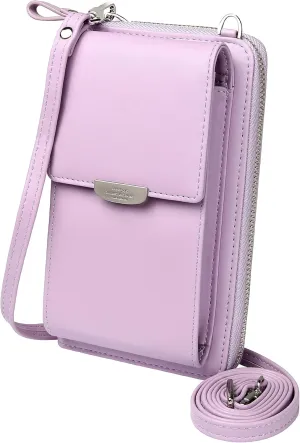 KUKOO Small Crossbody Bag Cell Phone Purse Wallet with Credit Card Slots for Women