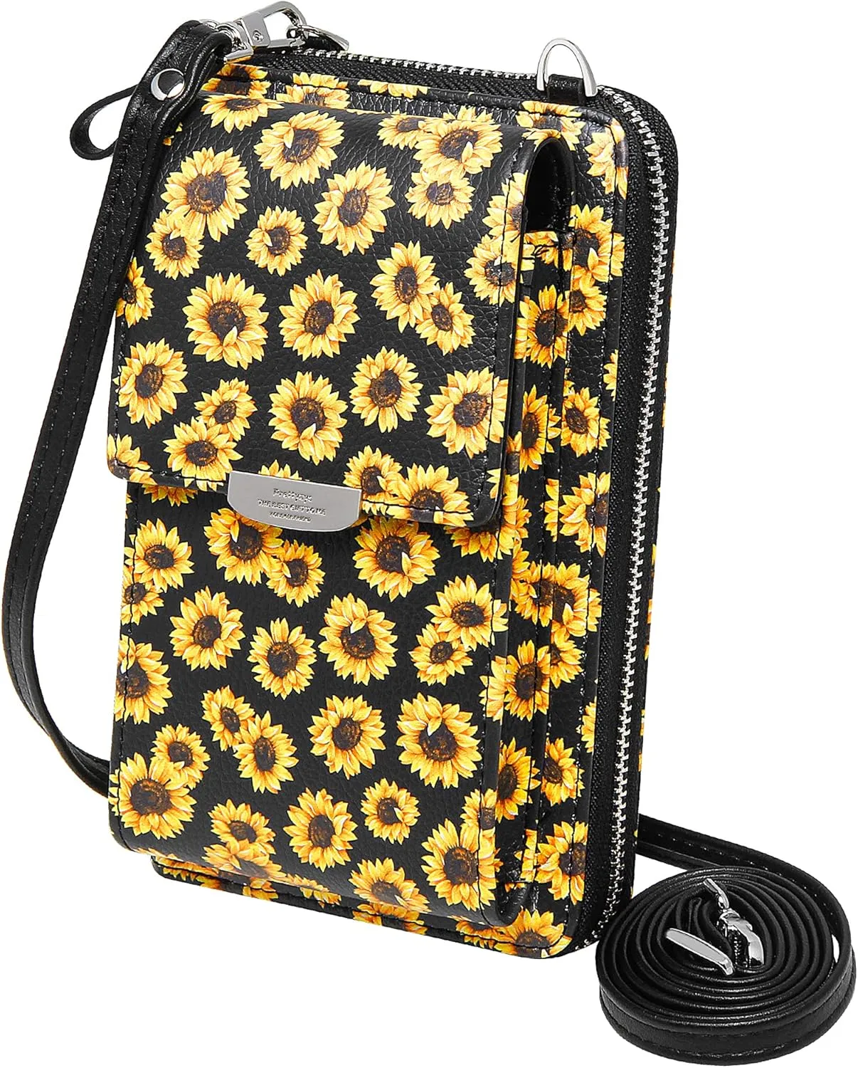 KUKOO Small Crossbody Bag Cell Phone Purse Wallet with Credit Card Slots for Women