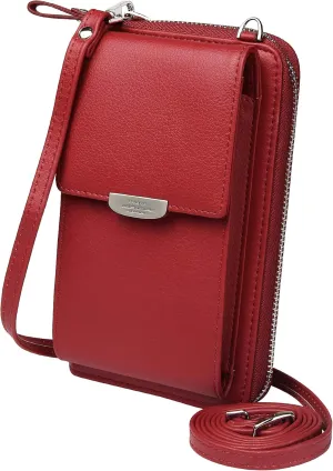 KUKOO Small Crossbody Bag Cell Phone Purse Wallet with Credit Card Slots for Women