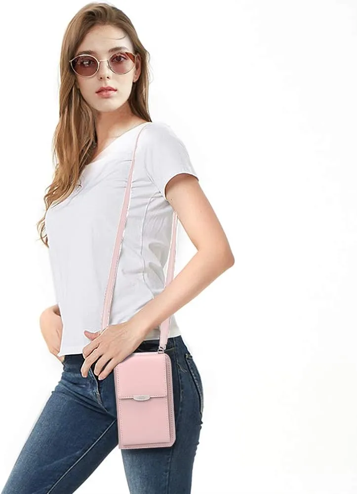 KUKOO Small Crossbody Bag Cell Phone Purse Wallet with Credit Card Slots for Women