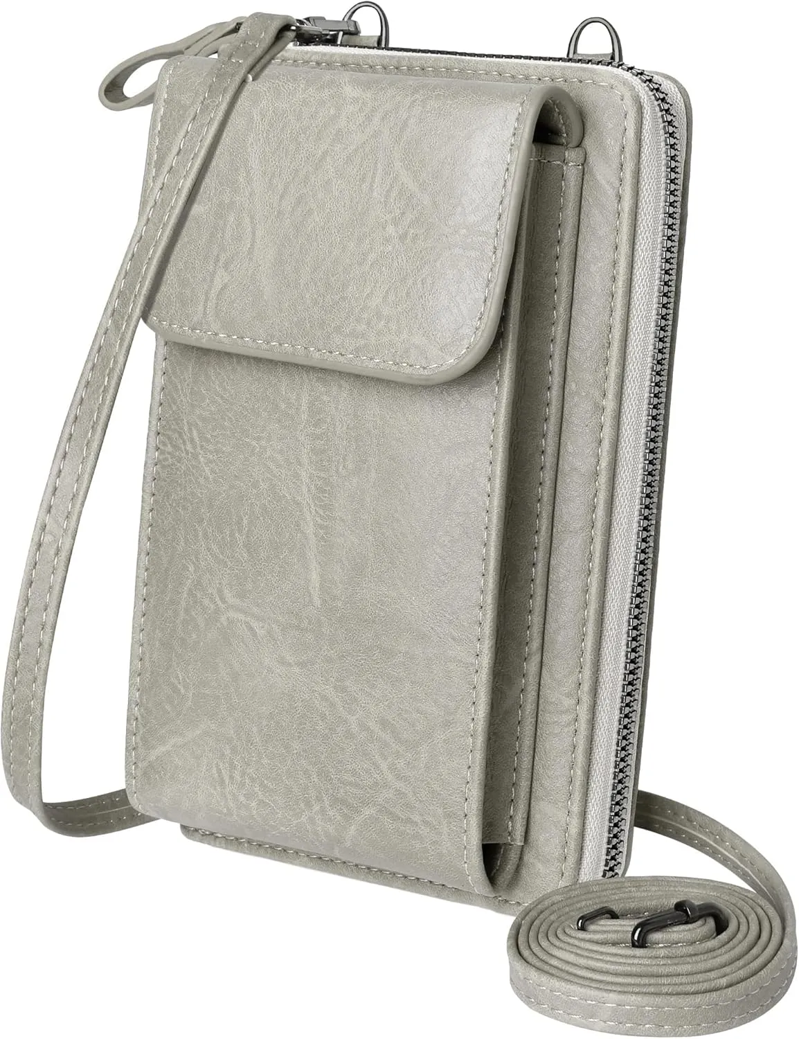 KUKOO Small Crossbody Bags for Women PU Leather Cell Phone Purse Wallet with Credit Card Slots