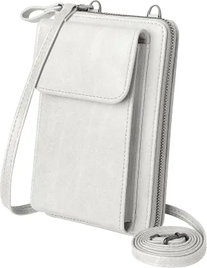 KUKOO Small Crossbody Bags for Women PU Leather Cell Phone Purse Wallet with Credit Card Slots