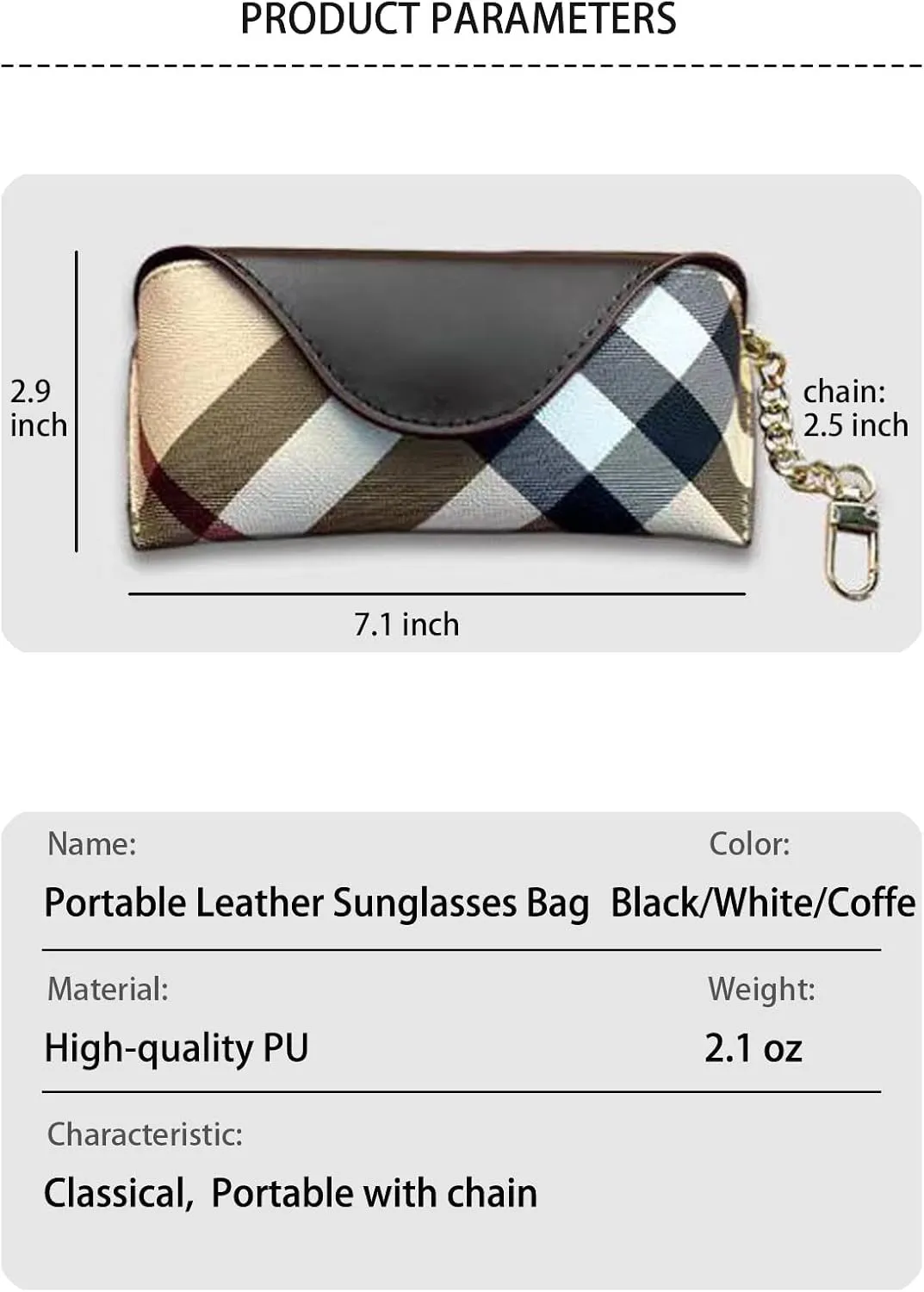 kytasryl Soft Leather Sunglasses Bag,Travel Sunglass Holder Eyeglass Case Portable Slim Sunglasses Pouch