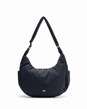 L POSH CRESCENT BAG IN JET BLACK