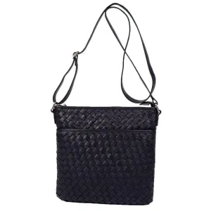 Lappella Daisy Crossbody Bag - Navy Weave