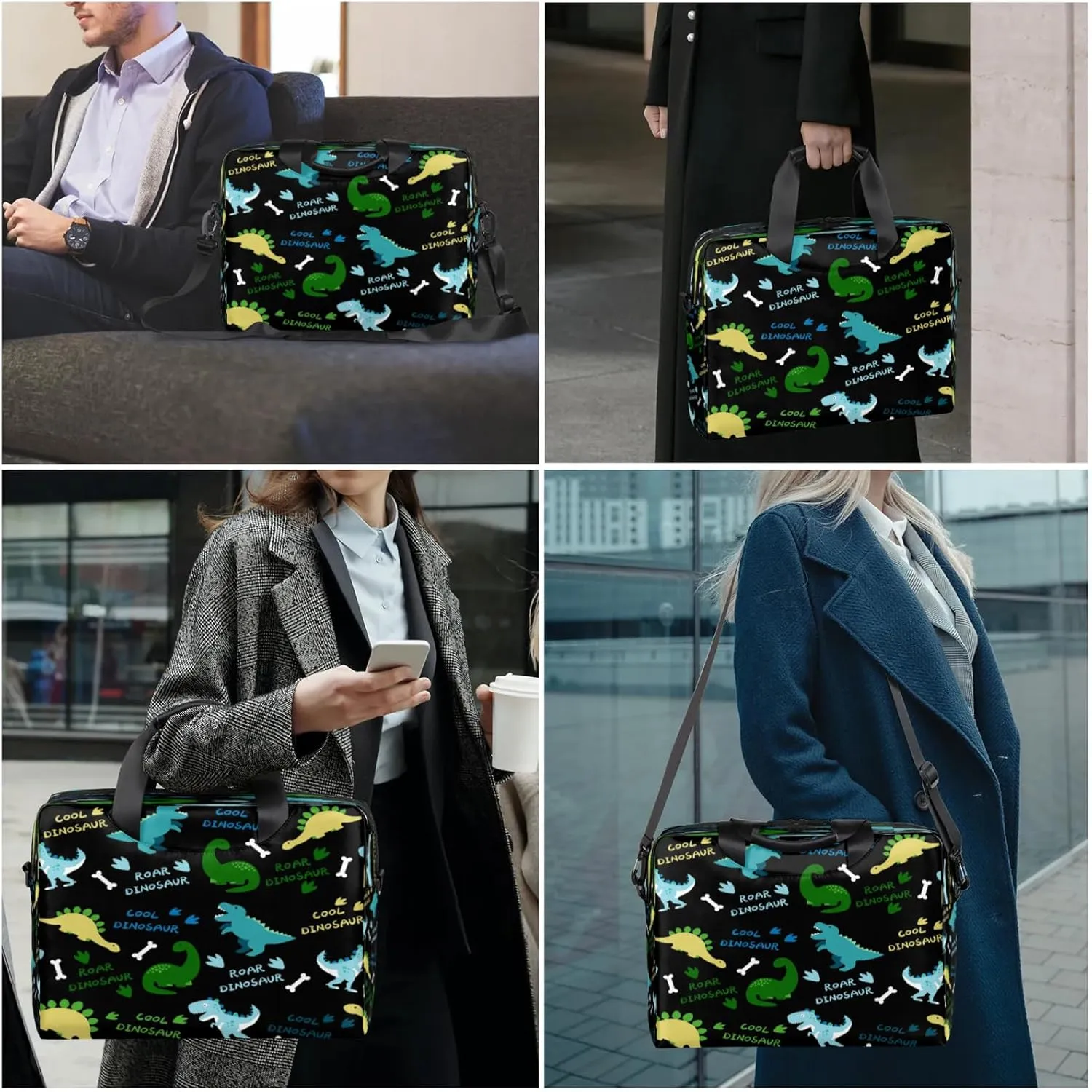 Laptop Shoulder Bag Compatible with Handle, Messenger Shoulder Case for Laptop or Tablet, Laptop Carrying Case