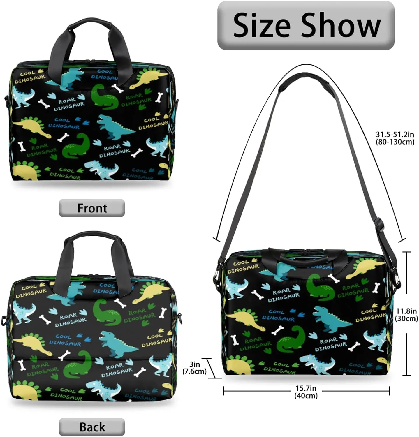 Laptop Shoulder Bag Compatible with Handle, Messenger Shoulder Case for Laptop or Tablet, Laptop Carrying Case