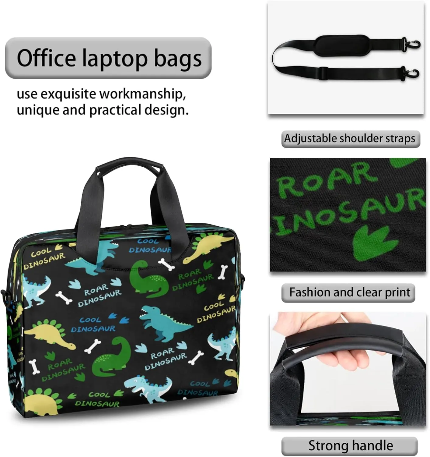 Laptop Shoulder Bag Compatible with Handle, Messenger Shoulder Case for Laptop or Tablet, Laptop Carrying Case