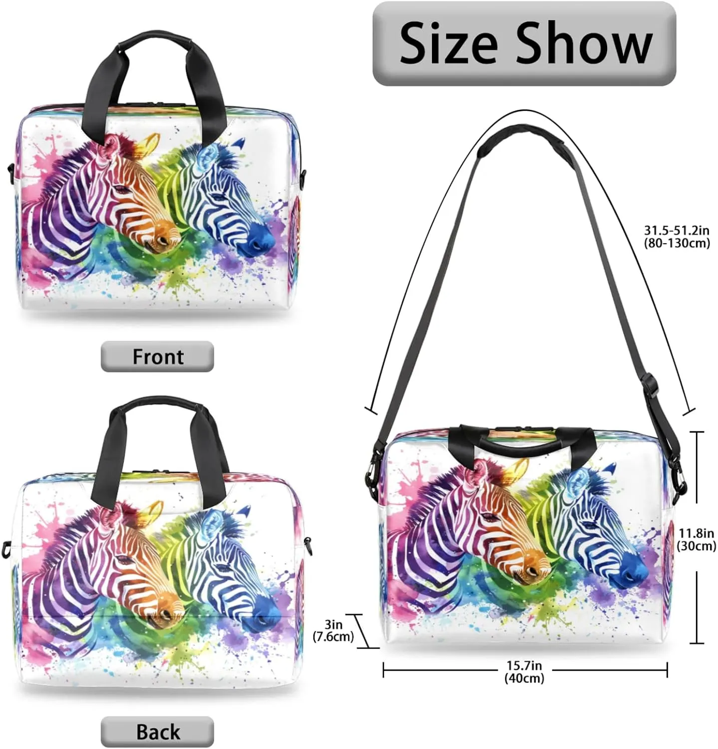 Laptop Shoulder Bag Compatible with Handle, Messenger Shoulder Case for Laptop or Tablet, Laptop Carrying Case