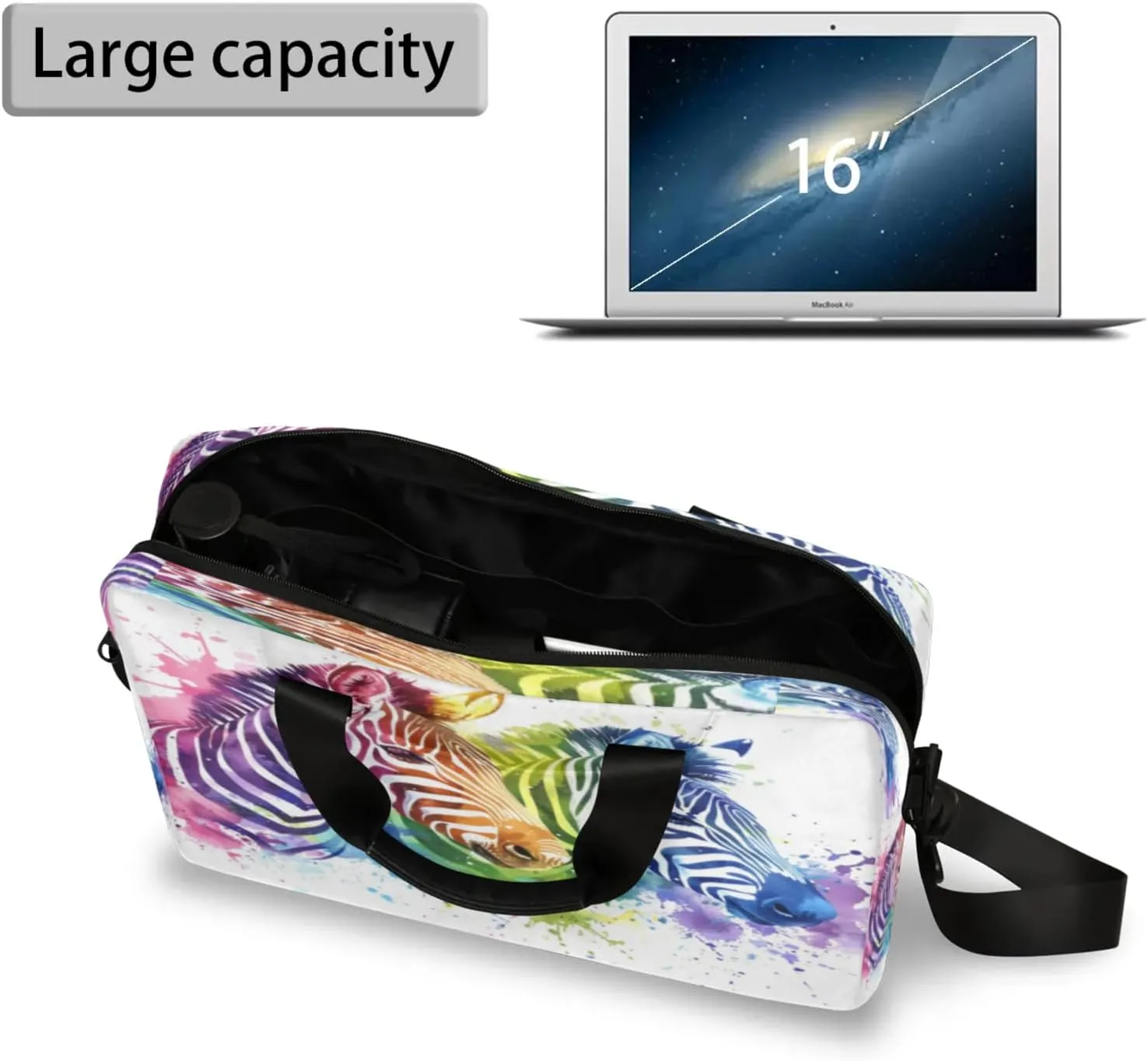 Laptop Shoulder Bag Compatible with Handle, Messenger Shoulder Case for Laptop or Tablet, Laptop Carrying Case