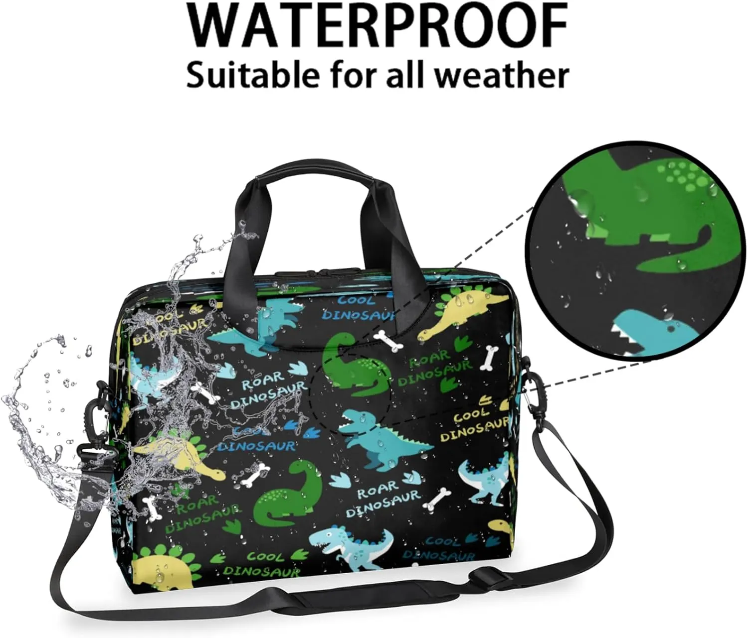 Laptop Shoulder Bag Compatible with Handle, Messenger Shoulder Case for Laptop or Tablet, Laptop Carrying Case
