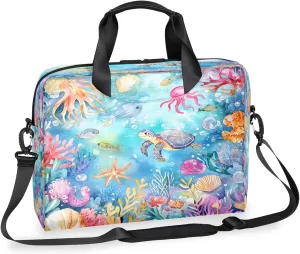 Laptop Shoulder Bag Compatible with Handle, Messenger Shoulder Case for Tablet, Laptop Carrying Case