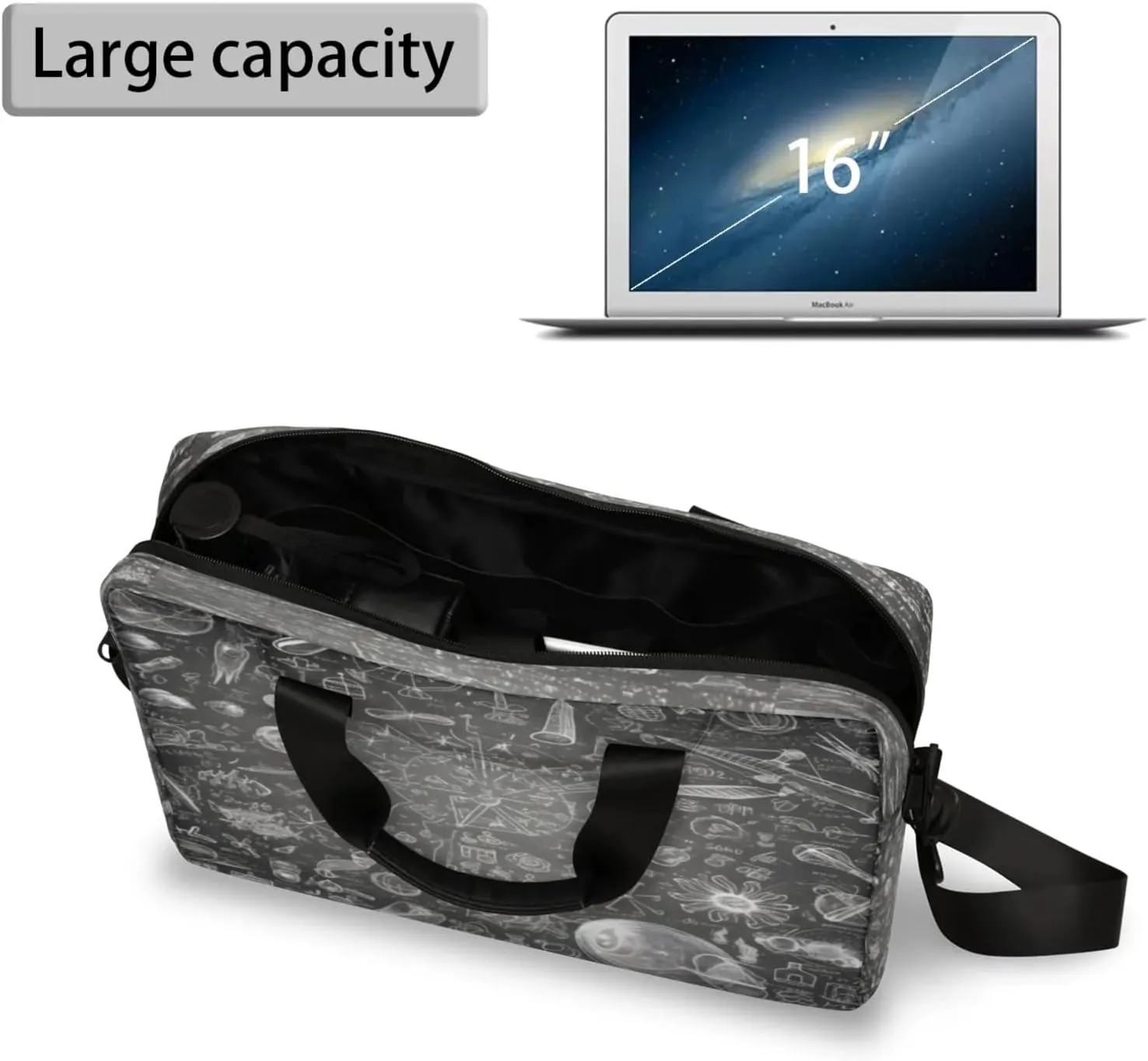 Laptop Shoulder Bag Compatible with Handle, Messenger Shoulder Case for Tablet, Laptop Carrying Case