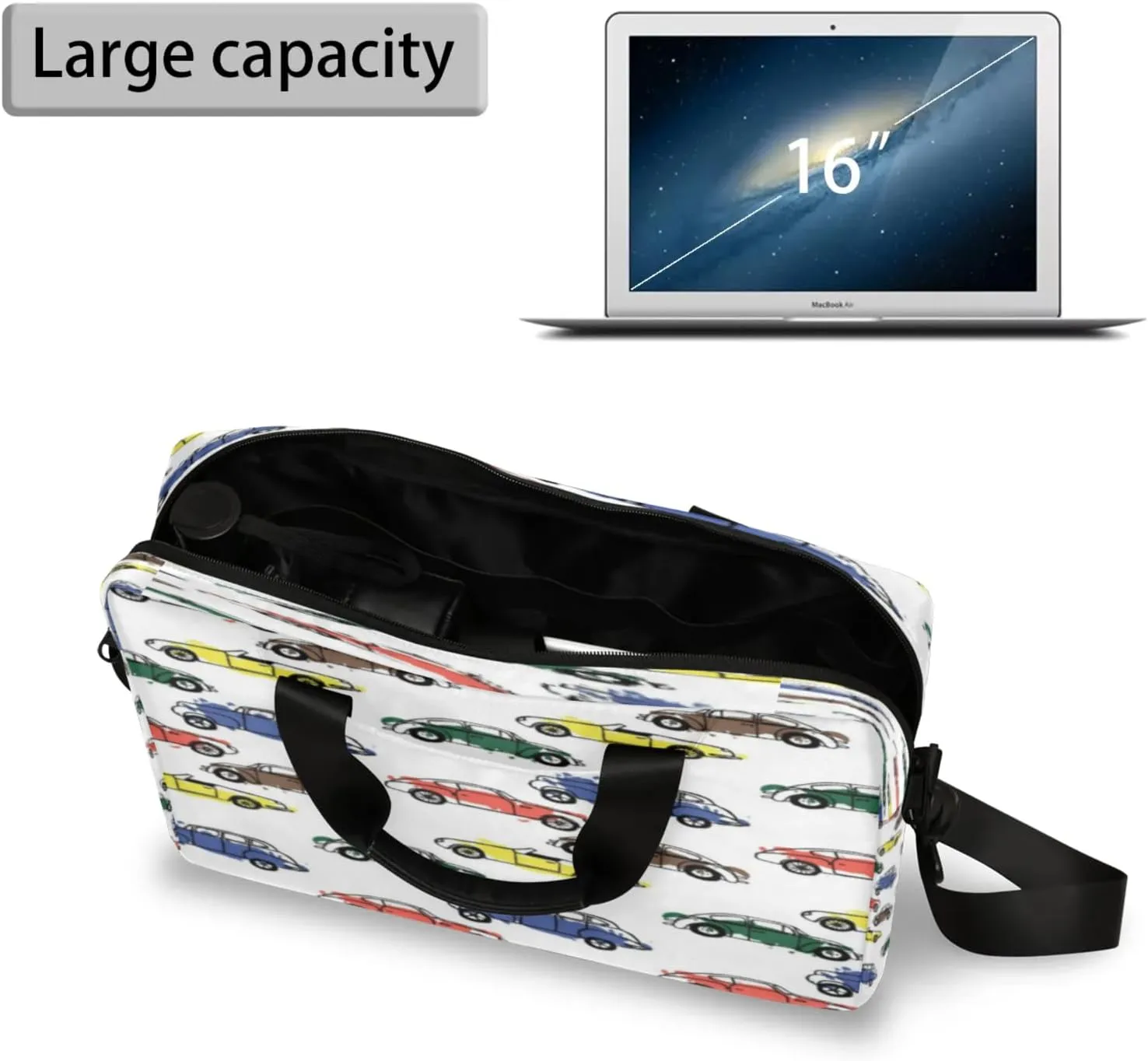 Laptop Shoulder Bag Compatible with Handle, Messenger Shoulder Case for Tablet, Laptop Carrying Case
