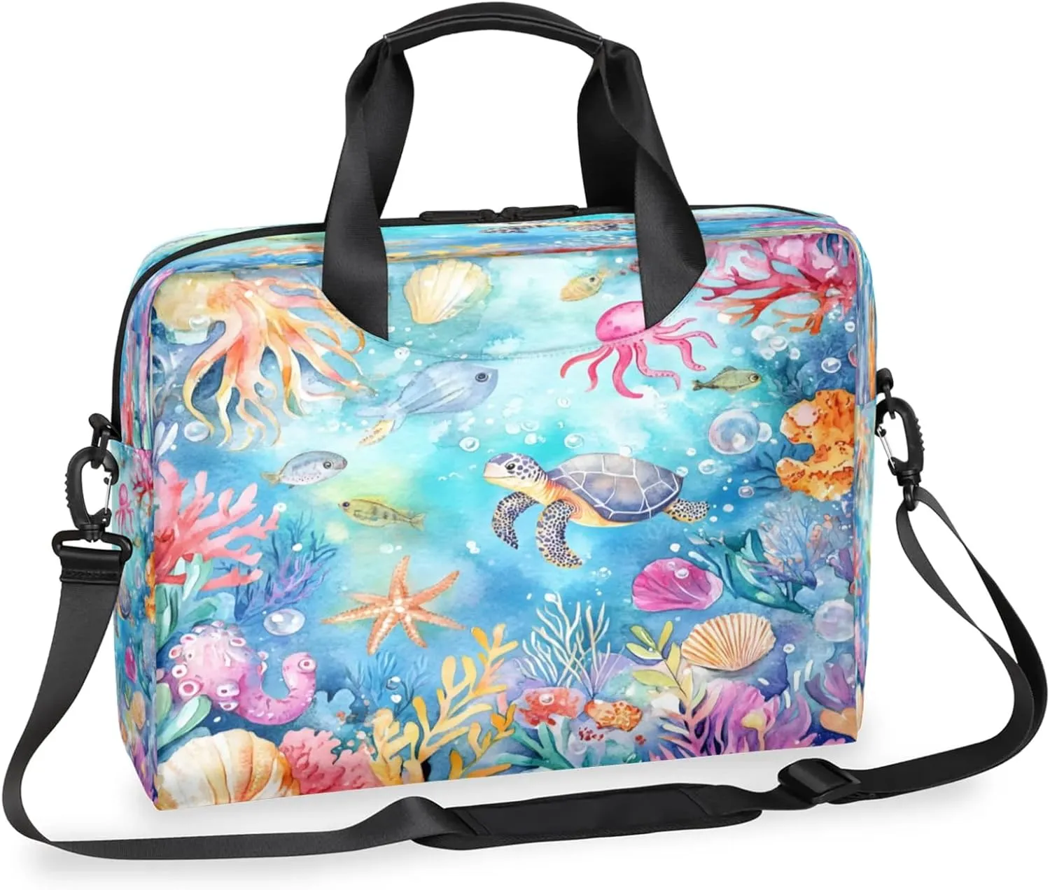 Laptop Shoulder Bag Compatible with Handle, Messenger Shoulder Case for Tablet, Laptop Carrying Case